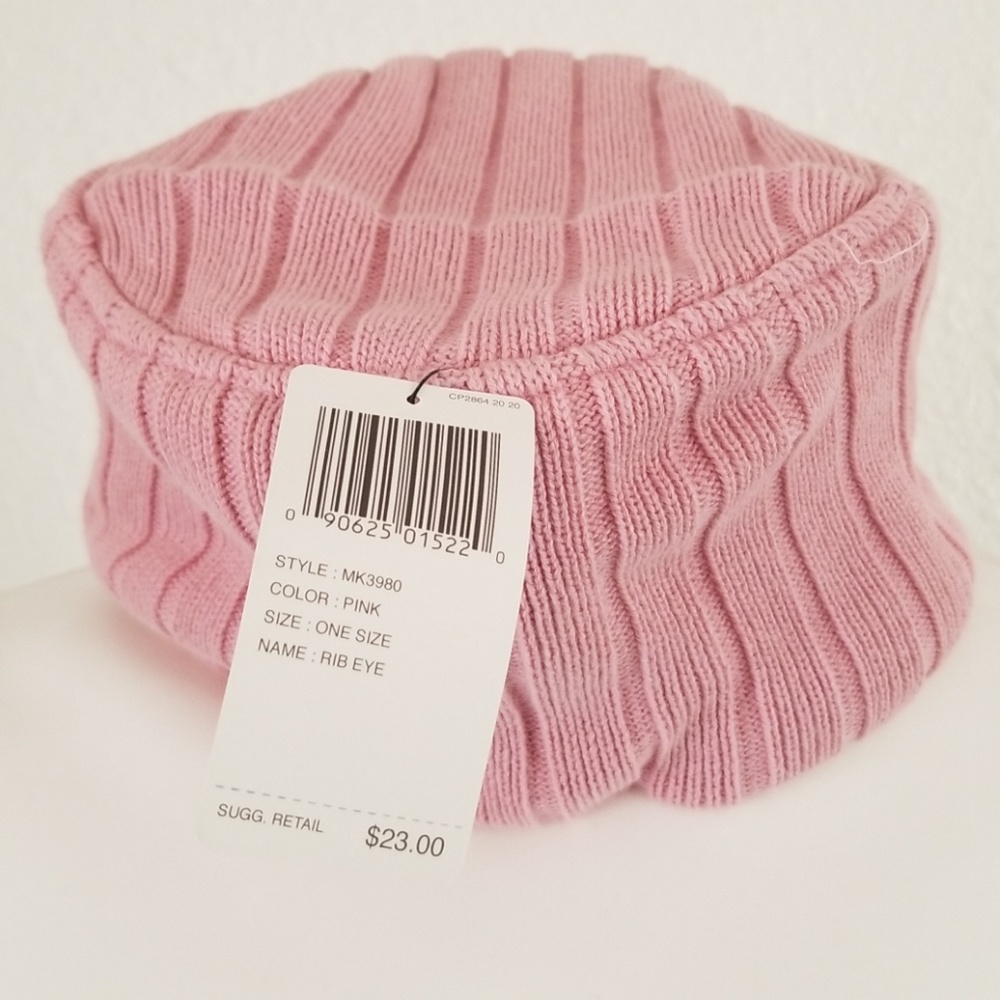 Goorin Bros. Pink Military Cadet Brim Beanie Hat - Picture 8 of 8